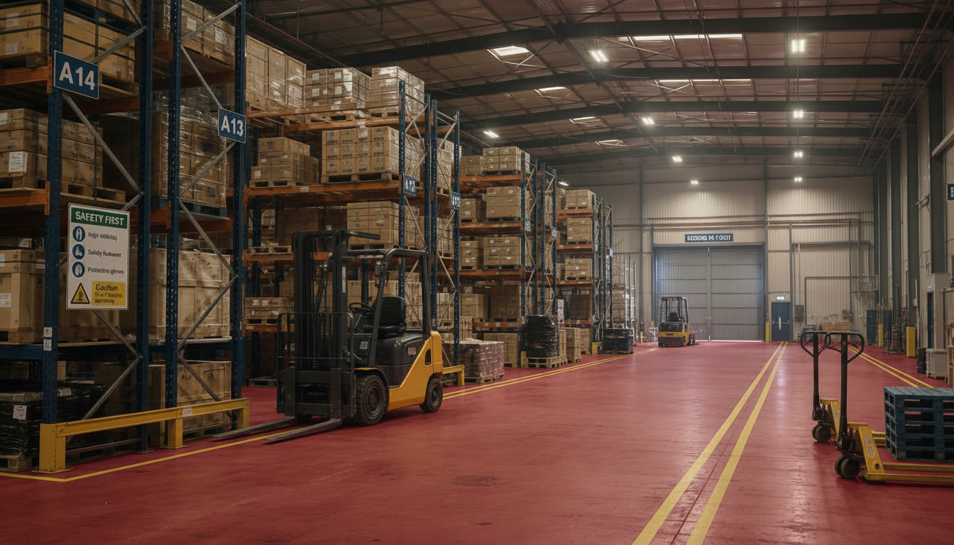 Propainters Northants Paint warehouse floors & Epoxy floors